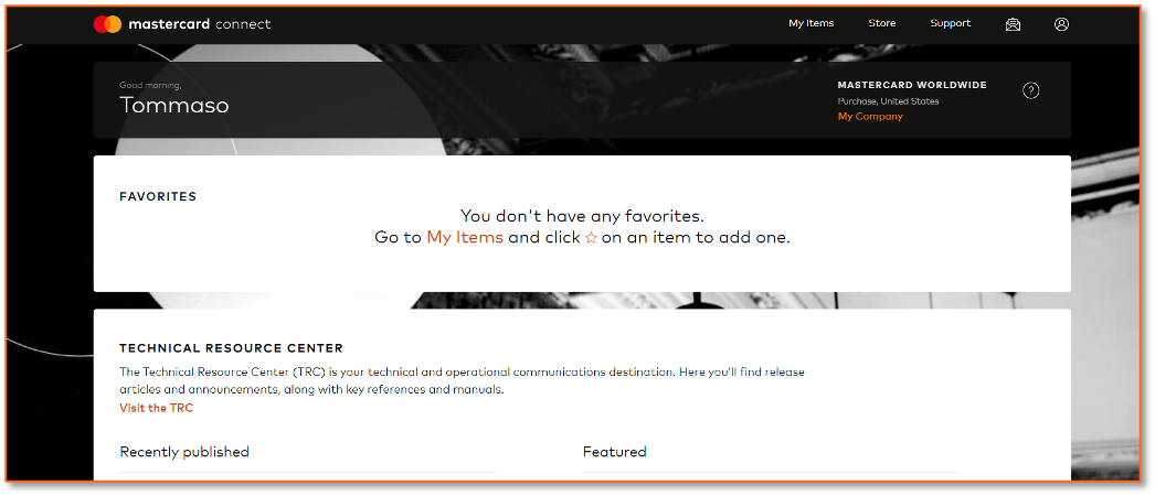 MCC Home Page Screenshot